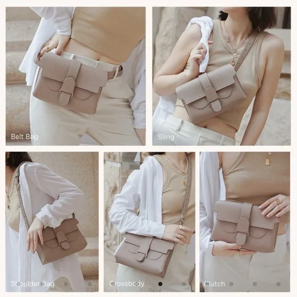 Senreve Navy Blue Aria Belt Bag - Picture 6 of 6